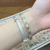 Gold Enamel Butterfly Bracelet for Zodiac Year, Women's Gift