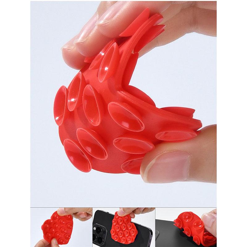 Heart Suction Cup Phone Mount Phone Accessories Hands-Free Strong Grip Holder For Selfies And Videos