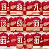 Detroit Red Wings Colorado Avalanche Eishockey Trainings Trikot Kurzarm Unisex Sportbekleidung Winter Herbst
