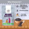 Saatyaki Naturals Orangic Black Pepper -200gm | Sabut Kali Mirch, Malabar Peppercorn, Kali Mirch, Black Peppercorns| Non-GMO, Gluten Free