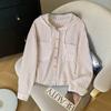 Summer Beach Hooded Striped Long Sleeve Loose Fit Shirt For Women