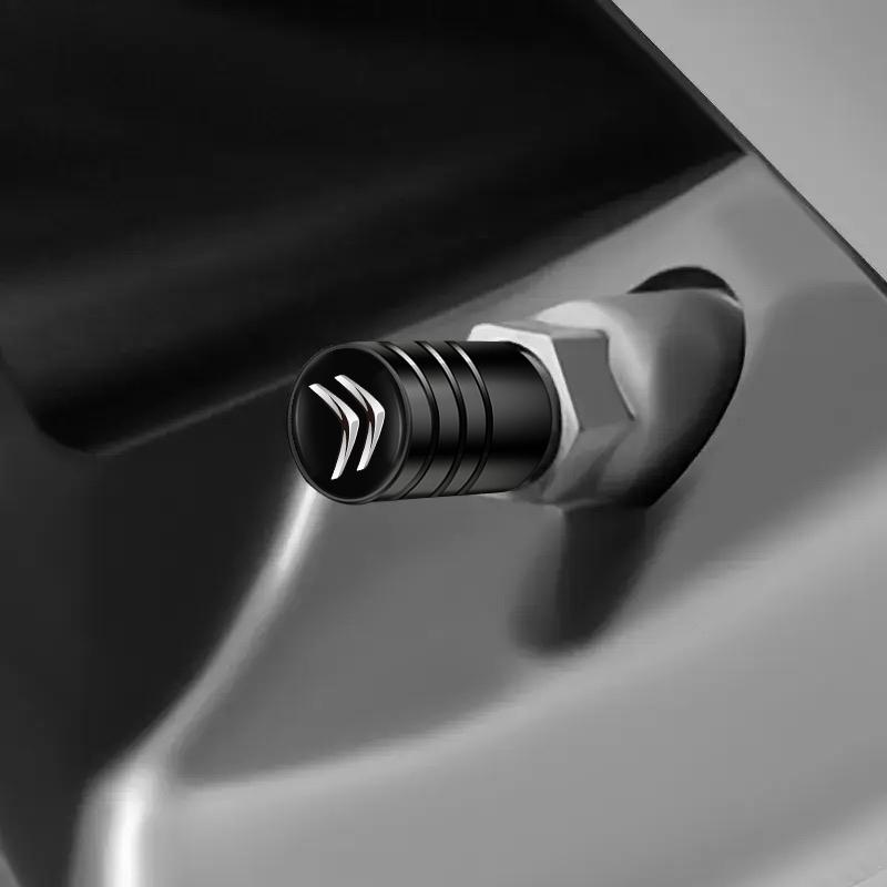 4 Stück Styling Rad Reifenventil Luftventilkappe Staubschutz für Citroen C8 DS3 C6 C3 Vts C4 Saxo C4L C5 C2 C1 Xsara C3-XR Picasso