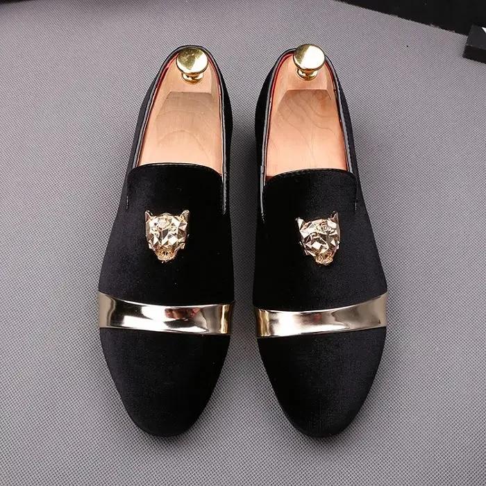 Pánské vyšívané mokasíny Jaro Podzim Pánské ležérní boty na řízení Módní mokasíny Boty 2024 Trendy ploché boty Velké velikosti 38-48