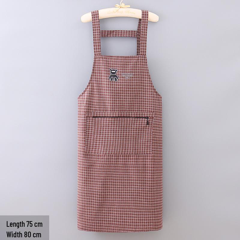 Women s Cotton H-Strap Apron for Home, Office, Cooking, and Work - 2023 Breathable Design