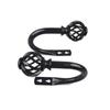 (Great home)Curtain Hook Strap Wrought Iron U-shaped Window Decoration Accessories