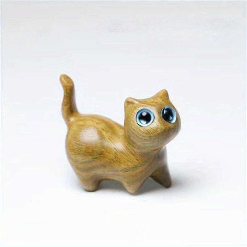 Сандаловое дерево Богатый кот/Ходячий кот/Безликий кот/Элегантный кот Милый любопытный — фото 10