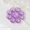 8 Holes Nail Art Color Palette With Display Stand Uv Gel Polish Holder Diy Drawing Paint Dish Manicure Tool