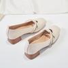 2025 Spring and Autumn New Medium Heel Early Autumn Autumn Shoes Late Evening Gentle Women's Shoes Mary Jane Grandma Shoes