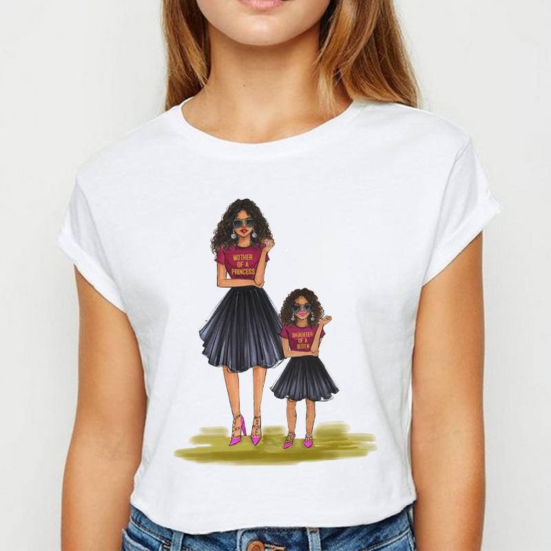 T-Shirts Women 90S Casual Ladies Cute Girls Fashion Clothes Graphic Tshirt Top Elegant Lady Print Leisure Female Tee T-Shirt