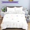 3Pcs Colorful Dots Bedding Set Quilt Cover Pillowcase Home Christmas Xmas Halloween Gift 1 Duvet Cover 2 Pillowcase M928272