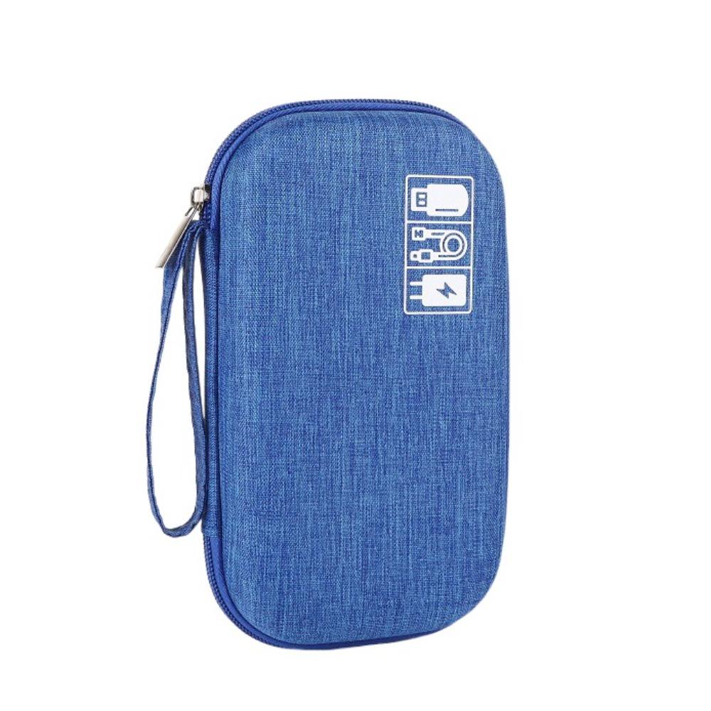 Hard EVA Digital Storage Bag Shockproof Data Cable Organizer Bag  Electronic Products