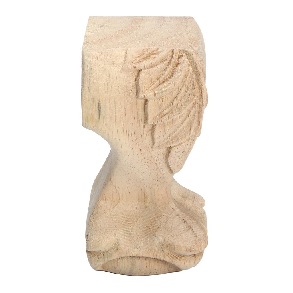 4 piezas de patas pie muebles talladas en madera 100x60mm 4 piezas de patas pie muebles talladas en madera 100x60mm