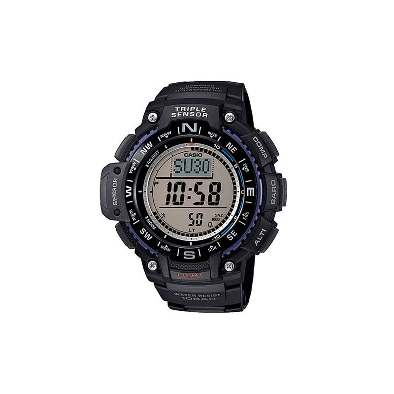 

Casio Fashion Trend Sports Quartz Movement Resin Strap Japanese and Korean Watch Men s Watch Black Dial SGW-1000-1A чорний