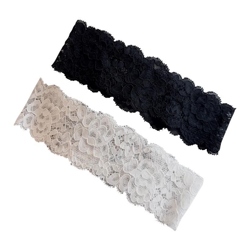 Women's Lace Neck Dickey Warm Scarf – Stylish Wrinkle Cover & Neck Gaiter with Button Accent