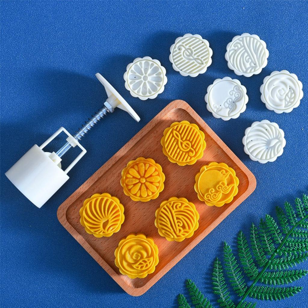 50g Fan-shaped Moon Cake  6  Shape Moon Cake  Set