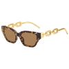 New Fashion Cat Eye Sunglasses Women Vintage Brand Designer Glasses Black Sun Glasses Female UV400 Golden Eyewear