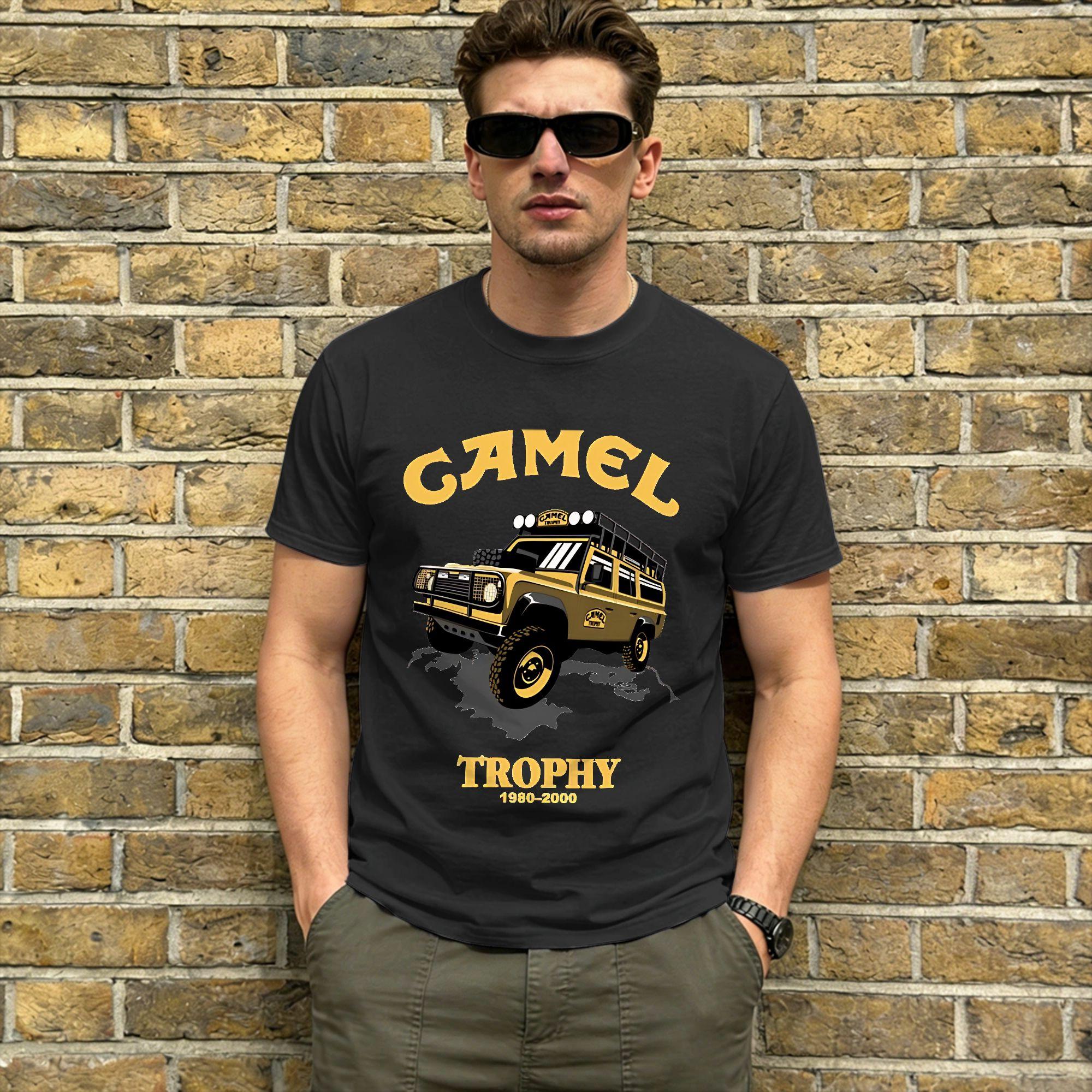 

Overland Car T-Shirt Summer Camel Trophy Harajuku T-Shirts Men Cotton O Neck Oversize Clothing Short Sleeve Vintage Tops S разноцветный