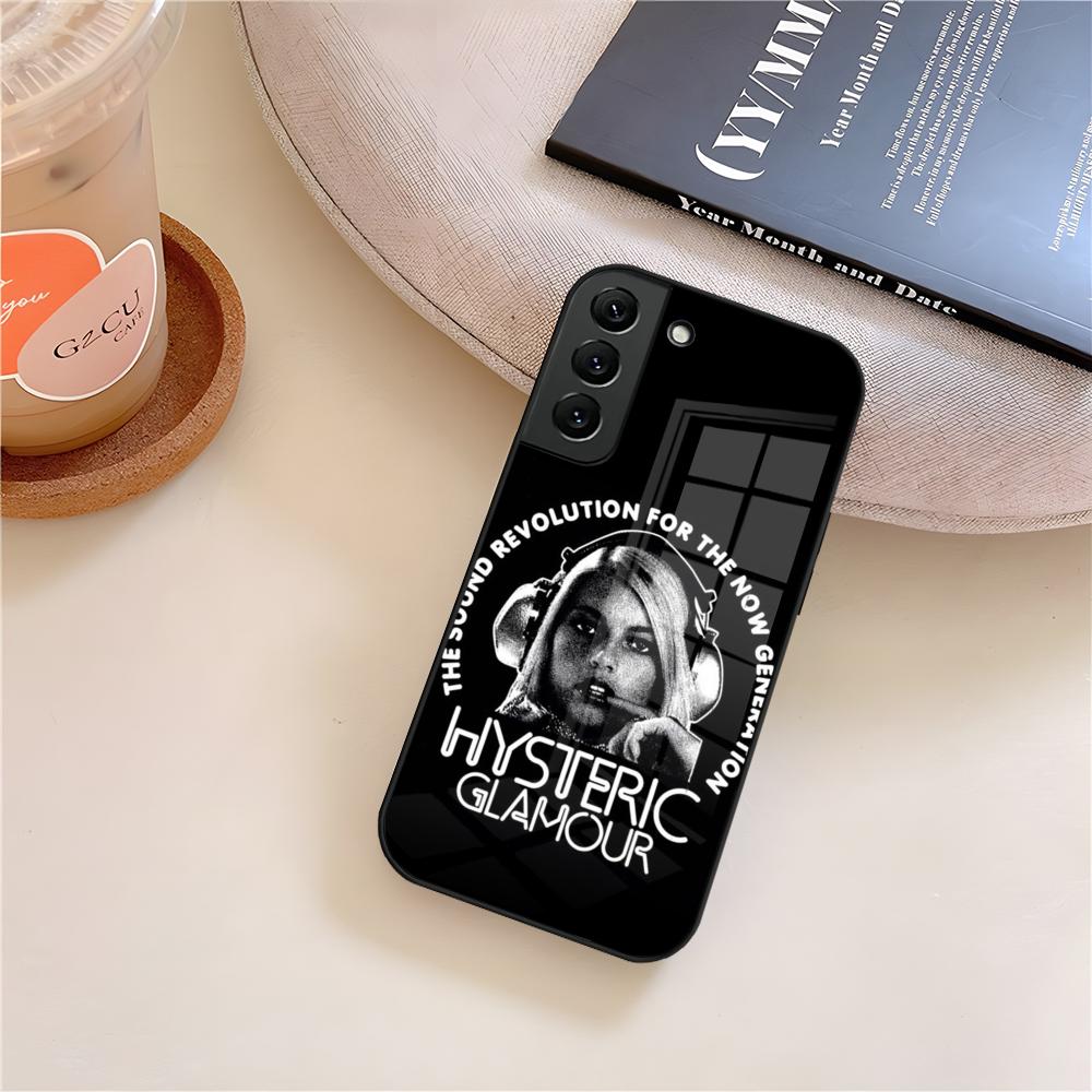 

Hysteric Glamour Phone Case Glass For Samsung Galaxy S26 S25 S23 S24 S21 S22 S20 Ultra Fe Plus A15 A14 Cover Galaxy S20 FE