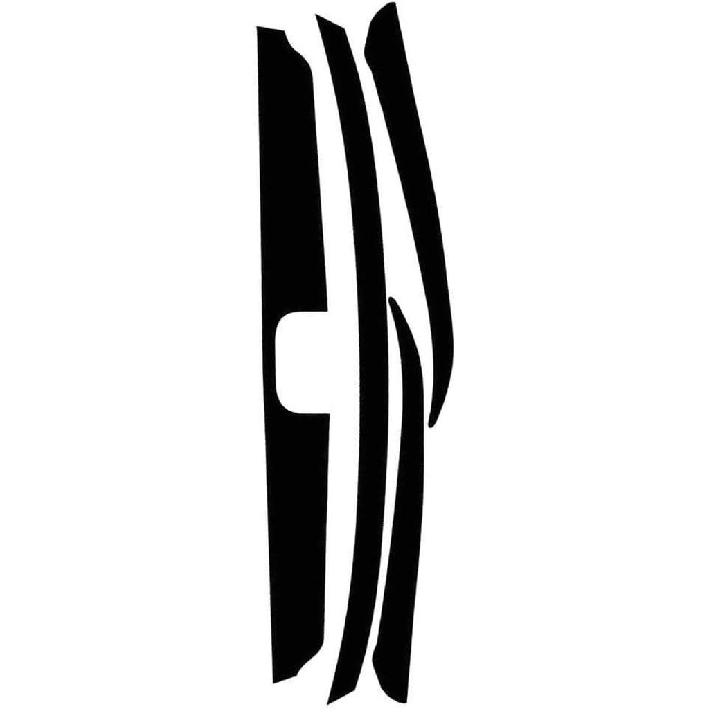 Front Grill Trim Chrome Delete Blackout Precut Vinyl Trim Stickers Fit for Honda Accord 2018 2019 2020 2021 2022