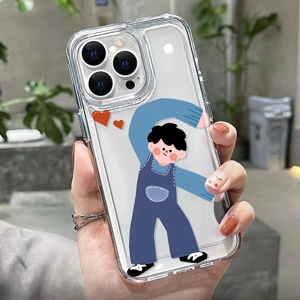 Drop-Proof Phone Case for iPhone 11 12 13 14 15 16 iPhone 14 15 16 Pro Max Samsung A16 A35 A36 A54 A55 S25 Xiaomi 11T Space Shell