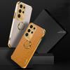 Luxus Krokodilmuster Leder Handyhülle Für Samsung Galaxy S24 FE S23 S22 S21 Ultra Plus FE Note 20 9 8 Rückseite Mit Ring