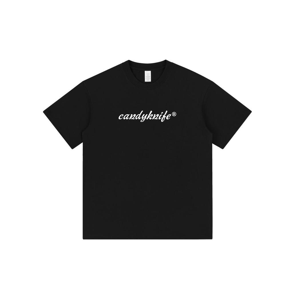 Trendy Unisex Simple Print Cotton T-Shirt - Short Sleeve Summer Style