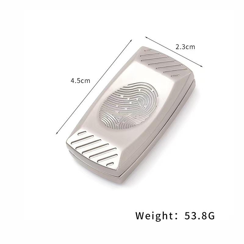 Fingerprint Magnetic Haptic Slider EDC Fidget Slider Metal Fidget Toys ADHD Tool Adult Anxiety Stress Relief Toys