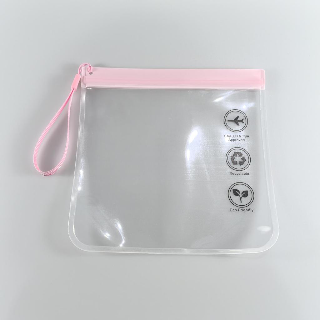 Transparent EVA Waterproof Self-Sealing Food Lanyard Bag - Fresh-Keeping Sandwich Bag