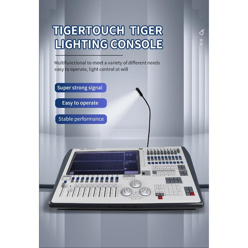 Titan Light Controller Tiger Touch II Avolite Dmx Lighting Controller Dmx512 Control Disco Show Club Stage Party with Flightcase