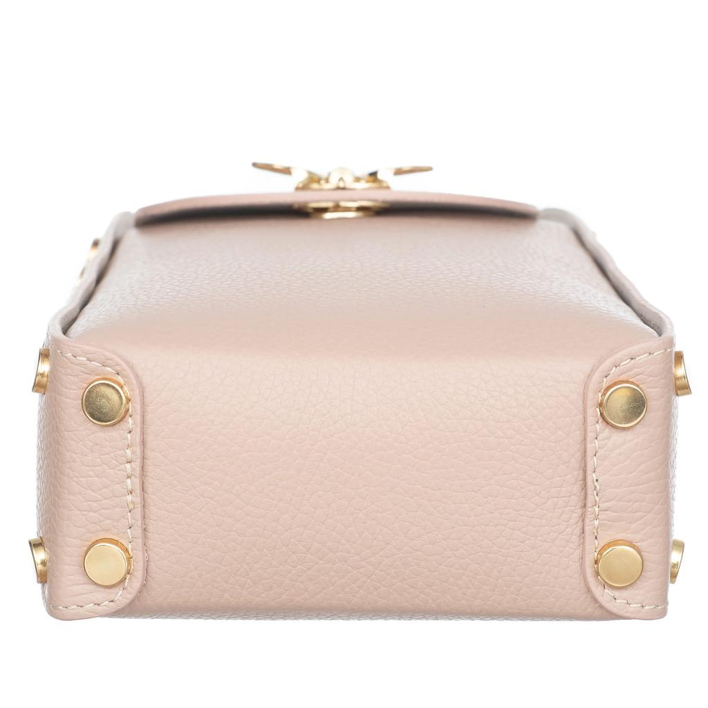Vezze Conta Ecru Leather Handbag