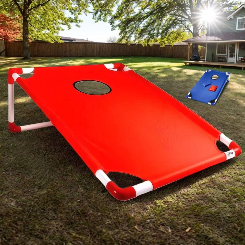 Throwing Bean Bags Game Red Blue Cornhole Game Board BBQ Camping Cornhole Set  Yard Beach