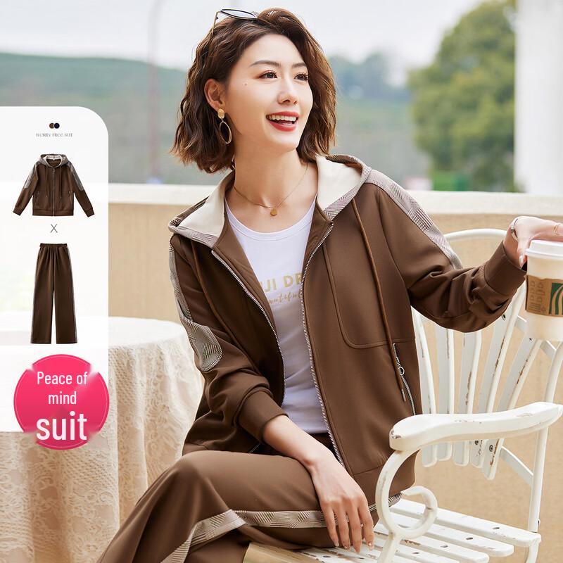 

Women s Hooded Casual Tracksuit Set XL