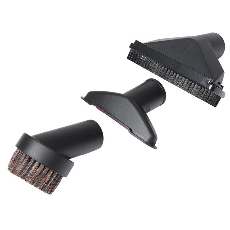 AEE4-13PCS Universal Vacuum Attachment Kit Wet Dry Plastic Vacuum Hose Adapter 1-1/4Inch Vacuum Cleaners With Hair Brush