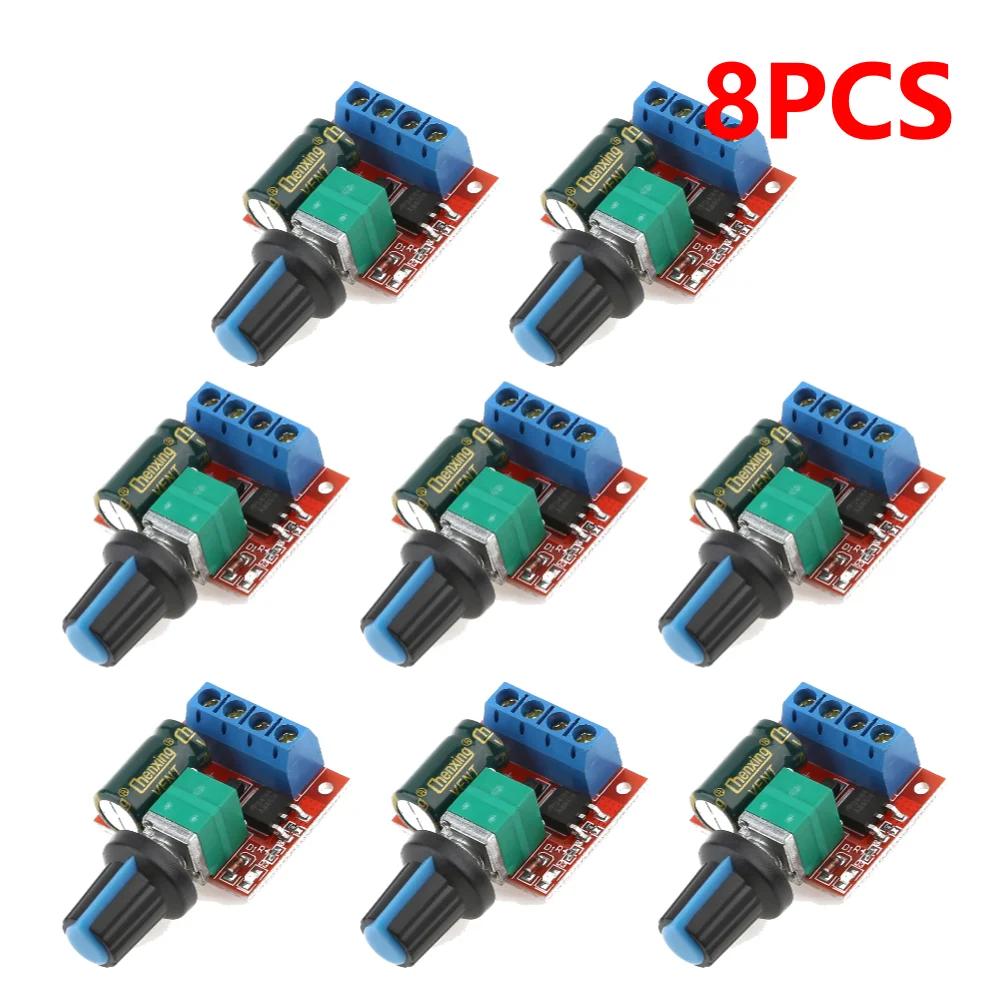 10-1PCS 5A 90W PWM 12V DC Motor Speed Controller Module DC-DC 4.5-35V Low Voltage Motor Speed Controller Adjustable Drive Module