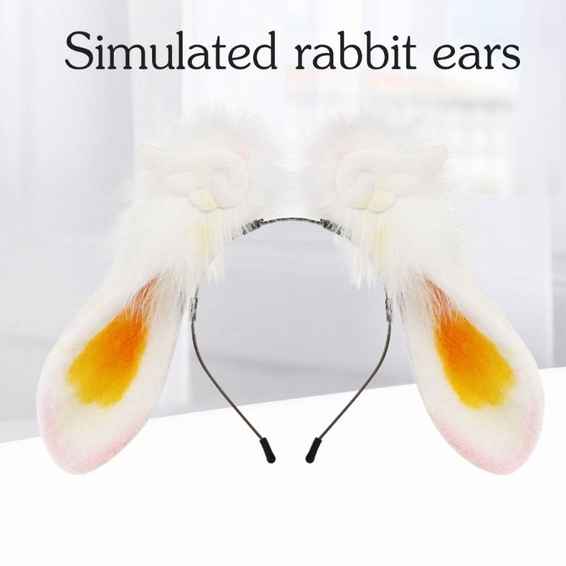 Plush Ears Hairband With Adjustable Wing Soft Plush Headbands For Costume Parties Kids