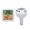 Solar Digital Pool Thermometer with RGB Light Solar Powered Floating Water Thermometer