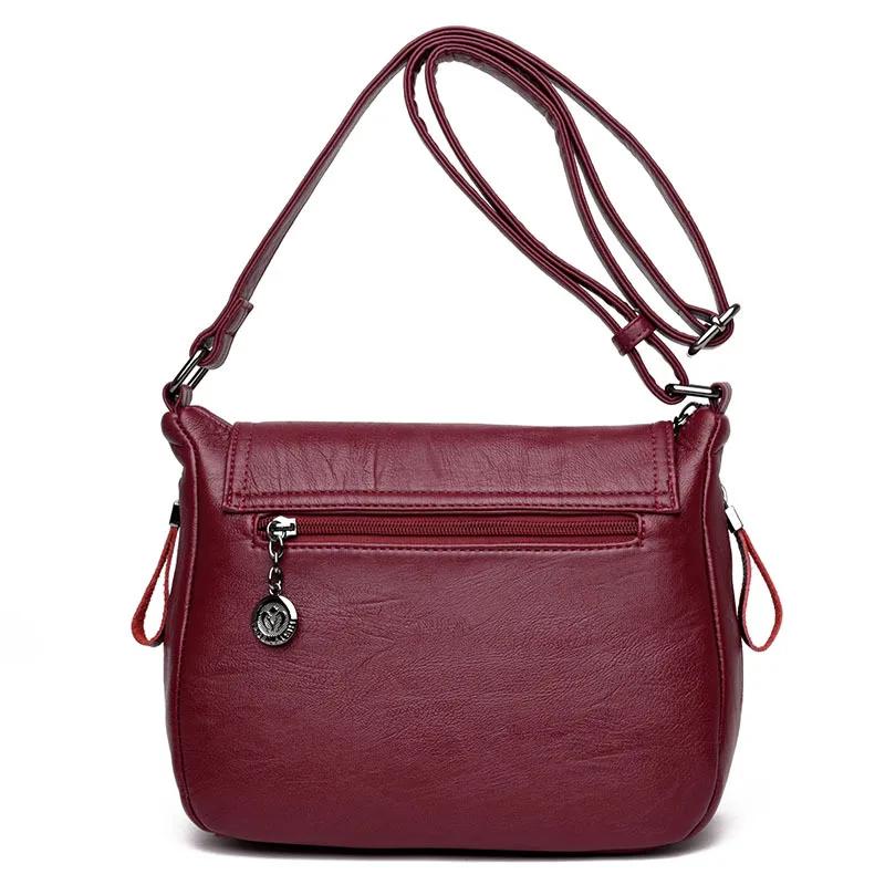 Designer Handbag High Quality Soft Leather Purses And Handbags Casual Shoulder Messenger Bags for Women Sac