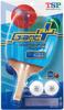 Victus TSP Table Tennis Racket Giant Plus Pen Holder 140 Plastic Balls 025520 (TSP) Stick-on (2 Included)