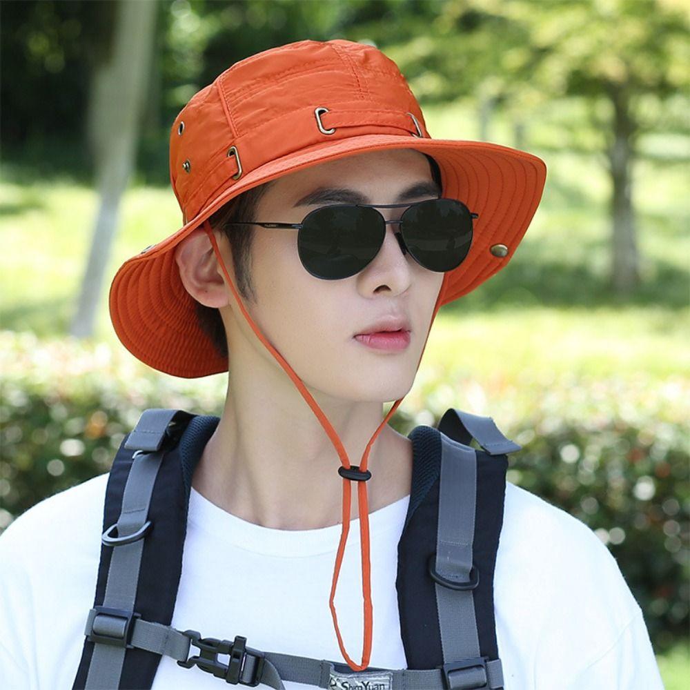 UV Protection Large Brim Fisherman Hat Wide Brim Summer Panama Hat Fishing Hat Spring