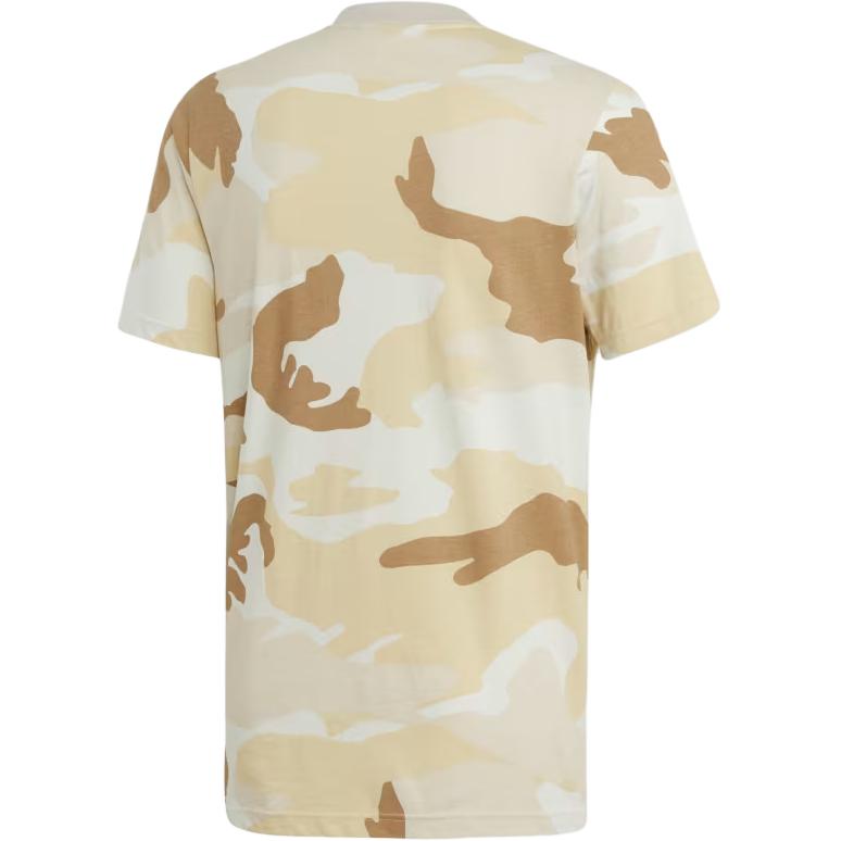 Adidas Originals Camo Tee Comfortable Round Neck Pullover Camouflage Short Sleeve T-Shirt Men Tops Multicolor ED6953