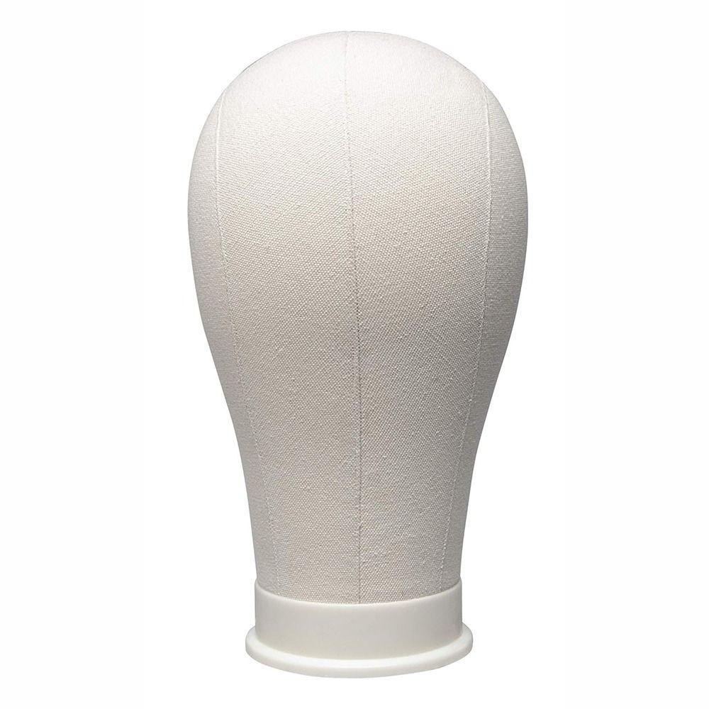 Lightweight Canvas Mannequin Head With Mount Hole Styling Mannequin Wig Display Stand Wig Making