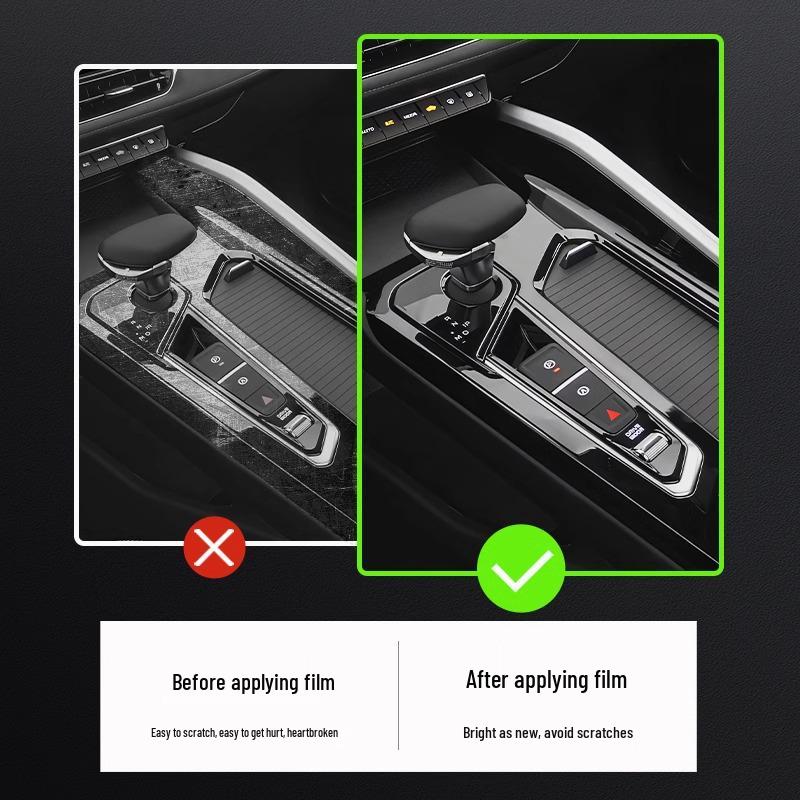 2025 Lexus RX 350h Interior Protection and Navigation Tempered Glass Film for Center Console