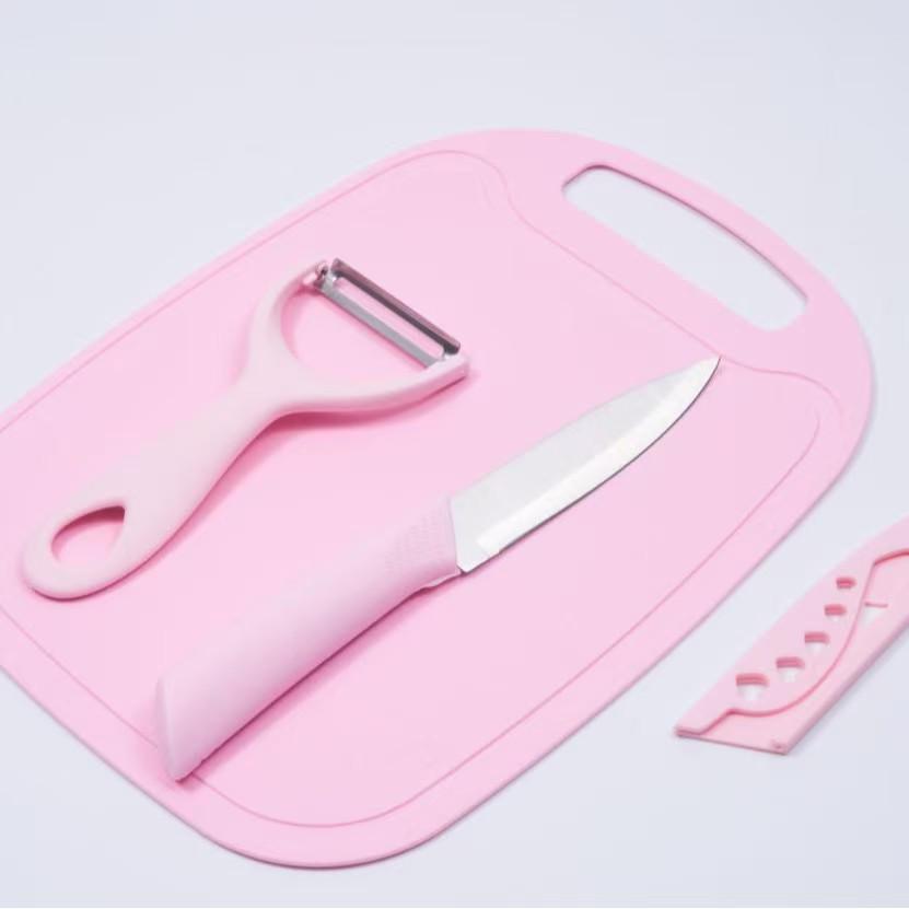 Baby Food Prep Set: Chef's Knife, Cutting Board, Multi-Functional Tools, 5-Piece Combo