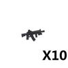 MOC Military Building Blocks Accessories Weapons Guns Special Forces Soldiers AKM Rocket Launchers Night Vision Toys Gifts X036