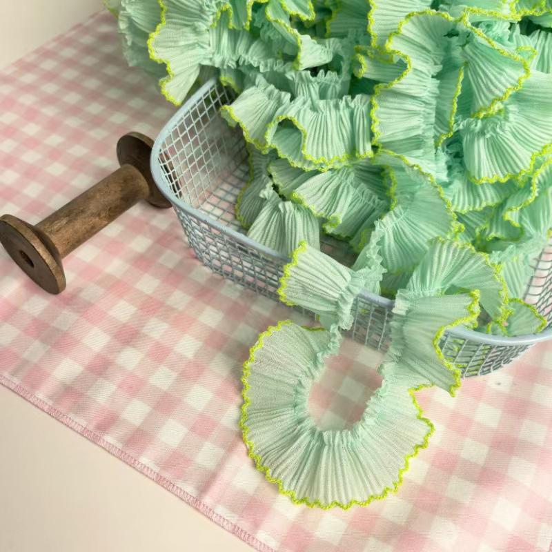 1PC Natural Drape Exquisite Soft Decoration Lightweight Strong Durability Wrinkle Comfortable Chiffon Embellishment 3CMx1M