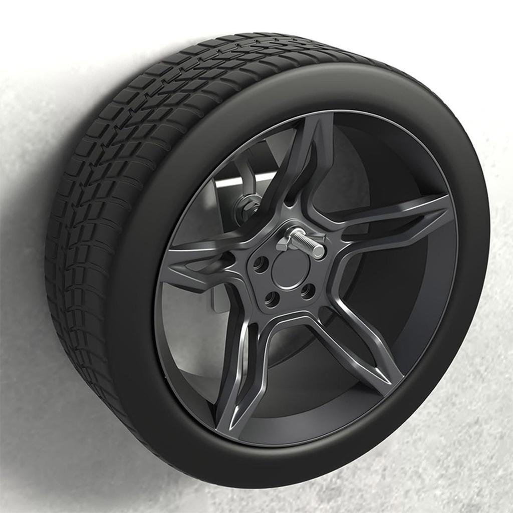 Utility Trailer Accessories Wall Mount Spare Tire Carriers Support, Wheel Bracket for Cargo Trailers Easy Installation