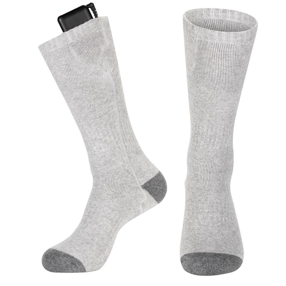 Cross-Border Electric Heating Socks for Outdoor Skiing and Foot Warming