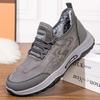 Autumn and Winter Men's Cotton Shoes Extra Thick Velvet Breathable Warm Non-slip Snow Boots Work Cotton Shoes Dad Shoes Winter Men's Shoes