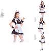 Enchanting Women's Costume Cosplay Lolita Cat Maid Dress With Lace Detail For Parties