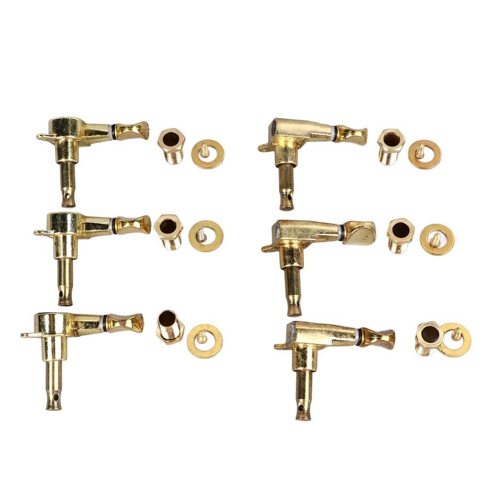 6PCS Golden Guitar Tuning Key Metal Tuning Machines Precision Guitar Tuning Pegs  Electric Guitars 3L3R